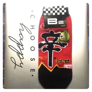 Korean noodle socks